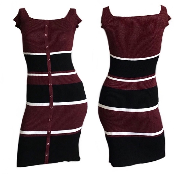 “Cotton:On” Color Block Sweater Dress (Sz S) - Picture 1 of 7